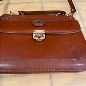 Louis Pares Brown Leather handbag